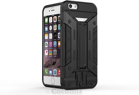 Cocomii Transformer Armor iPhone 6S Plus/6 Plus Funda Nuevo [Robusto] Incorporado Cartera Soporte Antichoque Caja [Militar Defensor] Case Carcasa for Apple iPhone 6S Plus/6 Plus (T.Black): Amazon.es: Electrónica