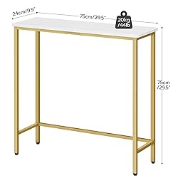 HOOBRO Narrow Console Table, 29.5" Small Entryway