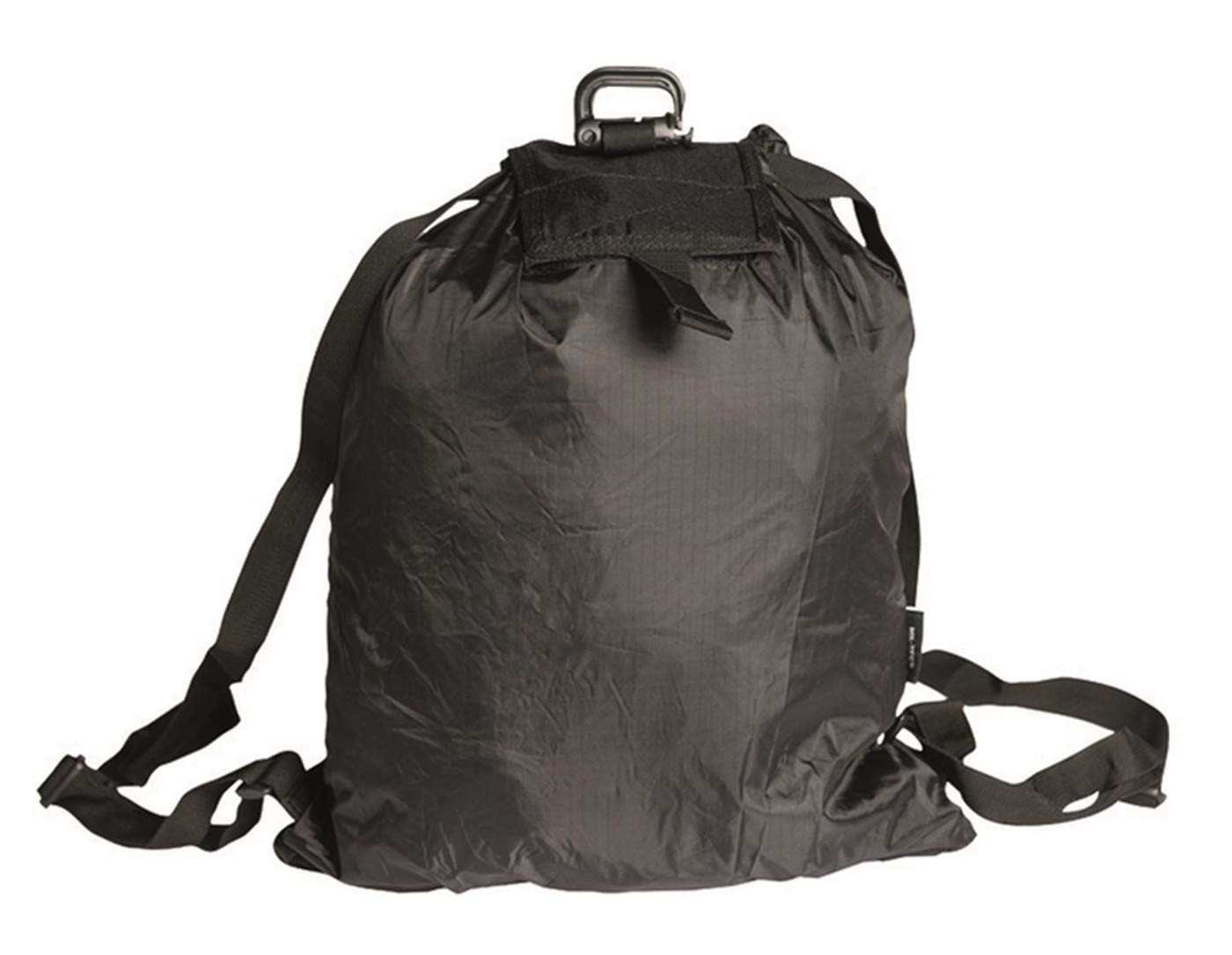 Mil-Tec Roll-Up Backpack 10 Litres, black, standard size, Mission