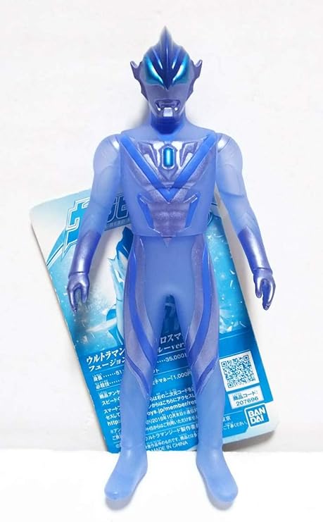 Amazon ウルトラヒーローシリーズ スペシャル限定 ウルトラマンジード アクロスマッシャー フュージョンライズブルーver ソフビ ソフビ人形 おもちゃ