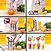 Stainless Steel Juicer, Portable Manual Lid Rotation Citrus Juicer Lemon Juicer Squeezer for Oranges, Lemons, Tangerines and Grapefruits