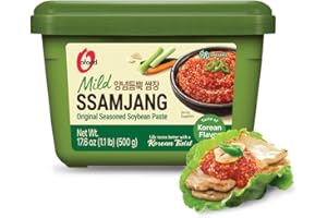 CHUNG JUNG ONE Ssamjang Korean Soybean Paste Sauce [Mild | 1.0 lb (500g)] for BBQ, Lettuce Wraps, Rice, Vegetables, and Meat | Korean Flavor, Bold & Savory - O’food