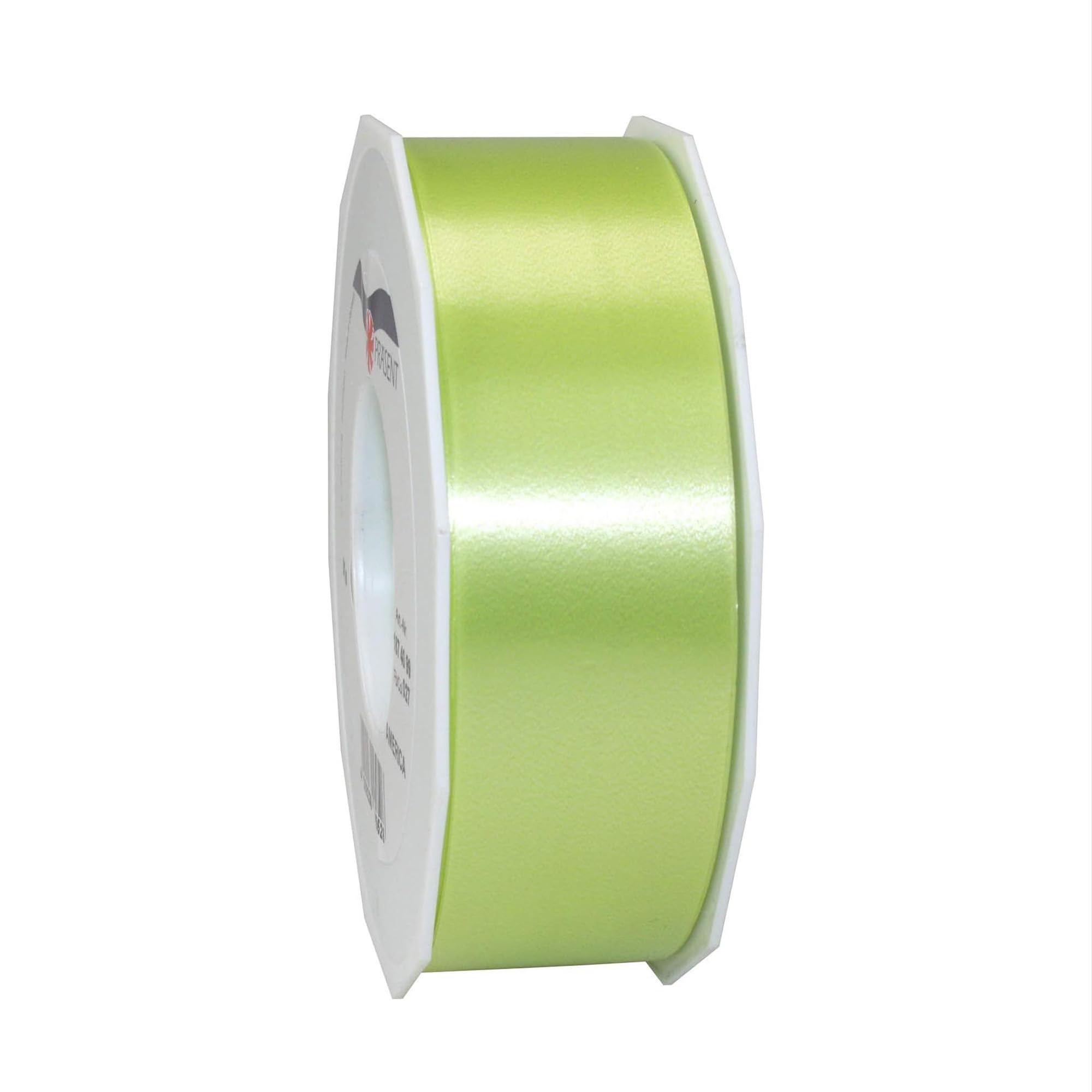 PRÄSENT - America Curling Ribbon Lime Green 40 mm width, 91 m length — image 1