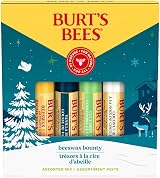 Burt's Bees Lip Balm Gift Set 4x4.25g Beeswax Vanilla Cucumber Coconut Pear
