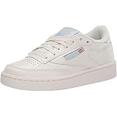 Reebok Men's Club C 85 Shoe, Classic White/Denim Glow, 5 M US