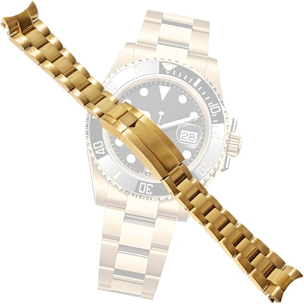 Ewatchparts 20mm Watch 14K Gold Two Tone Oyster Watch Band