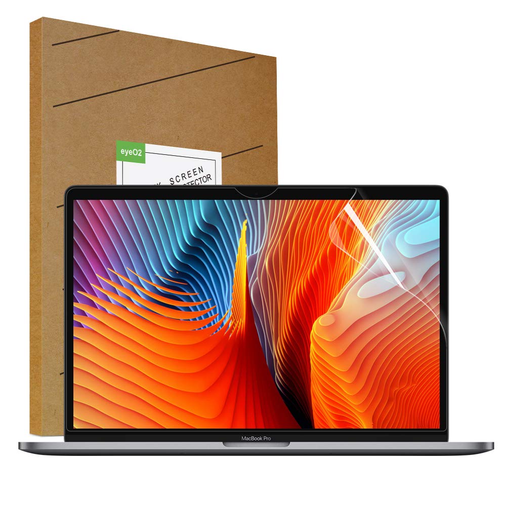 EyeO2 13.3 Inch Apple Macebook Pro Laptop High Clarity Touch Screen Protector Fingerprint-free & Anti-glare Notebook Guard Film Filter Radiation Anti-myopia