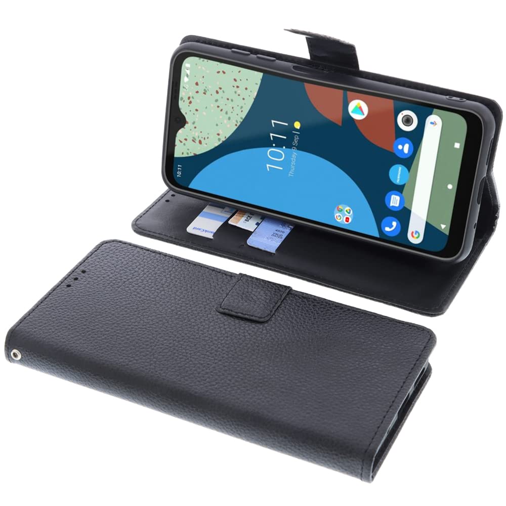 foto-kontor Cover compatible with Fairphone 4 book-style black case