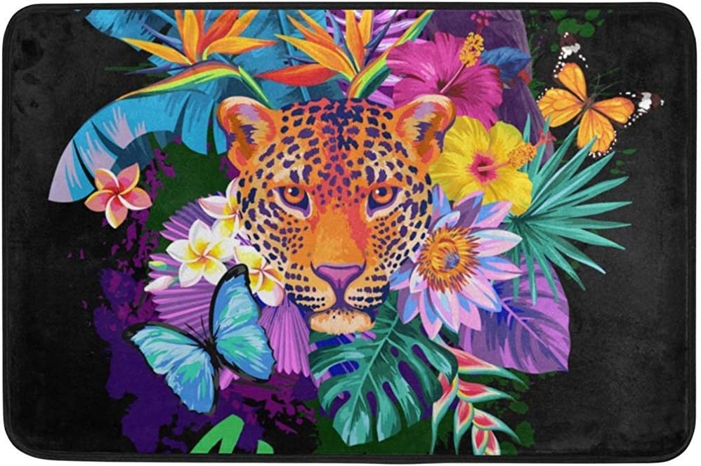 Soefipok Tropical Hawaii Tiger Animales Flores Florales Mariposas