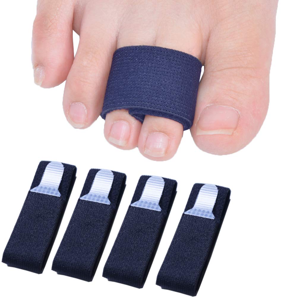 Buy SumifunElasticity Toe Splint, 4 Packs of Toe Wraps for Broken Toe