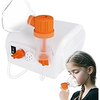 Compressor Nebulizer for Adults and Kids, Home Compressor Nebulizer Machine with Mask, Mouthpiece, and Tubing