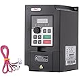 QNK 2.2KW 3HP 110V AC 17.5A VFD Converter Single to 3 Phase Inverter Variable Frequency Drive CNC Spindle Motor Speed Controller