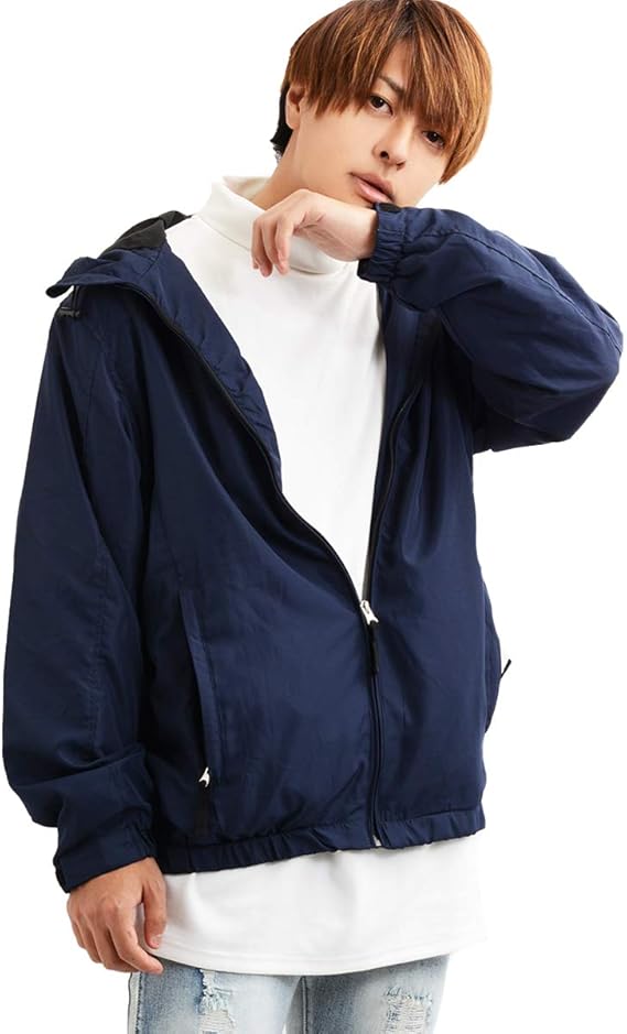 Amazon アウター パーカー マウンテンパーカー 撥水 ジップパーカー パーカ Zip フード フーディー 長袖 メンズ レディース ペアルック カップル お揃い ペア 韓国 ファッション 軽い 春 春服 黒 トレーナー パーカー 通販