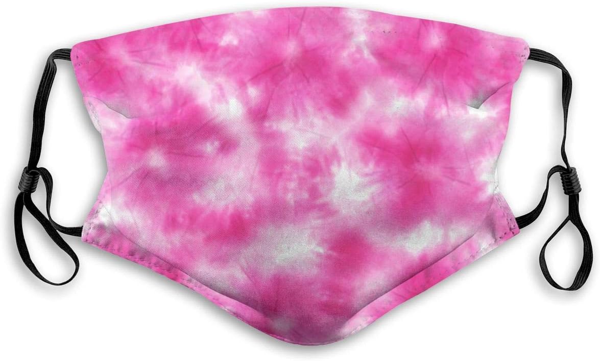 Tie-Dye Reusable Face Nose Mouth Cover with Adjustable Earloops Dust Mouth Mask for Kids Women Men…