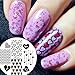 Born Pretty Nail Art Stamping Template Image Plate Love Heart BP61