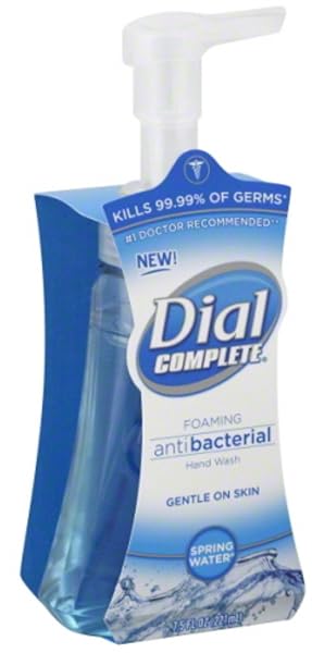 DIAL 05400 7.5 OZ SPRING WATER ANTI-BACTERIAL FOAMING HAND SOAP