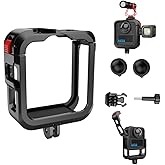 Ferbao Metal Cage for GoPro Max 2,Quick-Release Protective Frame for GoPro Max 2