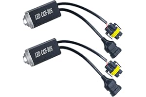 HIKARI WINGS HIKARI H8 H9 H11 Canbus Decoder Kits Compatibility Anti Flickering Resistor Warning Canceler Pack of 2