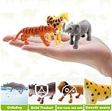 Fun Gift 12 pcs Jungle Zoo Animal Figures Educational Playset Lion Tiger Giraffe view 5