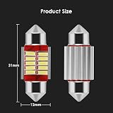 BROTOU Festoon LED Car Bulb 6 Pack 31 mm Xenon White 12 SMD 3014 180LM view 5
