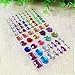 1500 PCS Self-Adhesive Rhinestone Sticker Body Gems Stickers Bling Self Adhesive Jewels Craft Jewels Crystal Gem Stickers Multi-Color & Shape Assorted Size 15 Sheets by Unixing