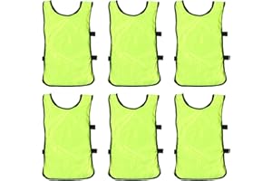 BESPORTBLE 12 pcs Kids Basketball Kids Scrimmage Vest Training Waistcoat bib Child Volleyball Uniform Football