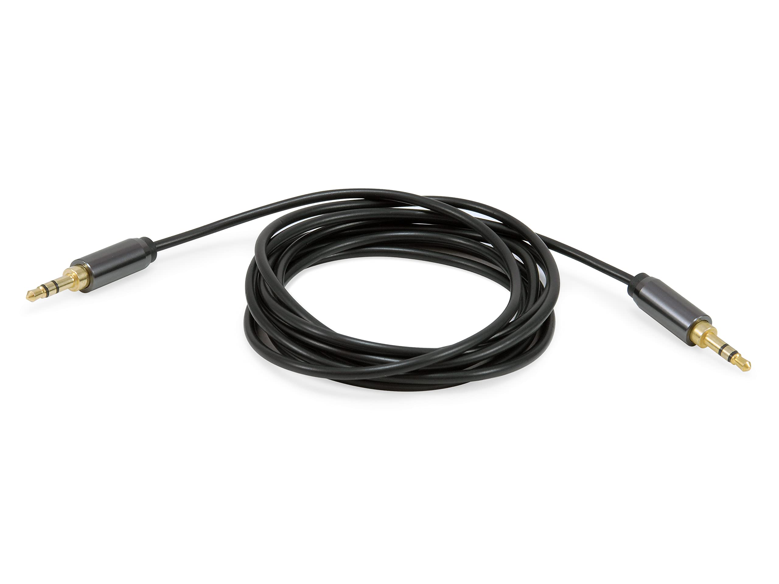 Equip 147083 Audio Cable 2.5 m 3.5 mm Male to Male Stereo Audio Cable/Metal Plug/Black