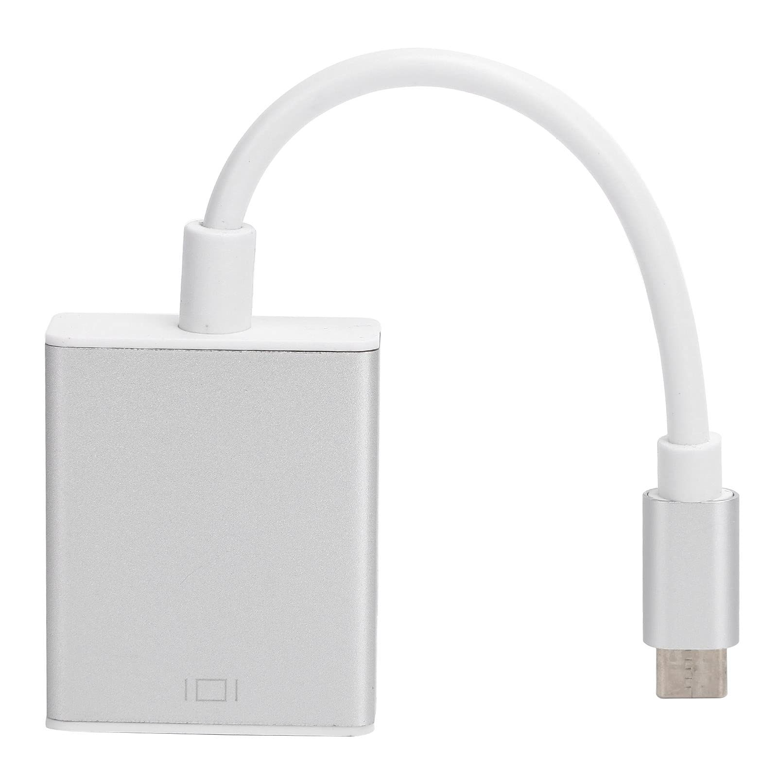 ciciglow Type C to HDMI Adapter,USB3.1/Type C HDMI 4Kx2K Adapte Type C to HDMI Converter Durabe and Stabe for OS X Devices(Silver)