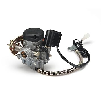 JFG RACING 18 mm (Keihin CVK pd18j Carb Vergaser für 4 Takt GY6 50 cc 139QMB 139QMA Roller JONWAY Baja JMSTAR Lance NST Peace