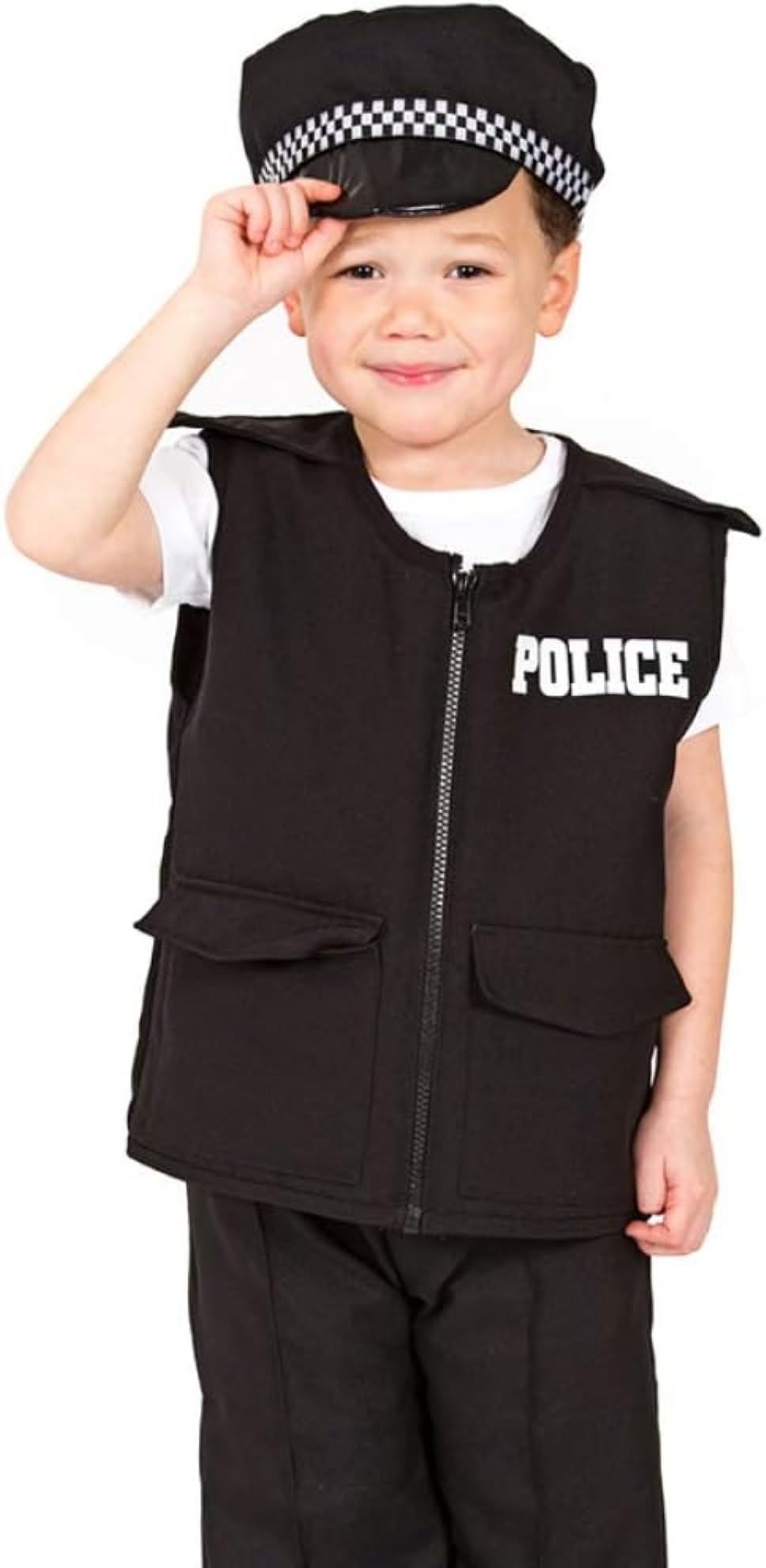 PRETEND TO BEE Police Officer Dress Up Costume for Kids/Toddlers, 2-3 Years
