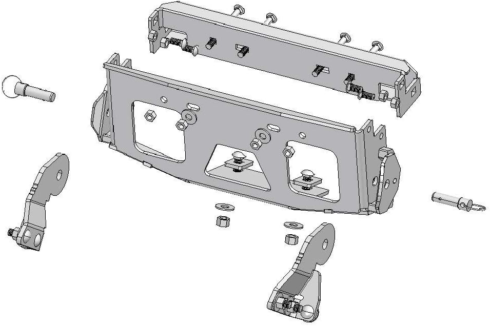 Cycle Country 16-3030 Front Mount ATV/UTV Kit for Polaris Ranger RZR 800