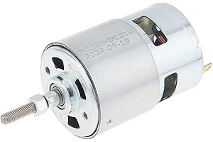 ZVKV 755 Grass Cutter Motor DC Motor 21V High-Torque, Long Shaft, Replacement Electric Motor for for Grass Cutters Weed Trimmers Cordless Lawn Mowers (21V)