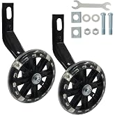 Rierdge Training Wheels for 14 Inch Bike for Kids, Black, 1 Pair | Auxiliary Wheels Set, Bike Training Accessories, Children's Bicycle