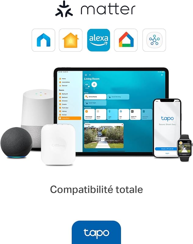 Interrupteur Volet Roulant Connecté Matter, Contacts Secs 10A S110E