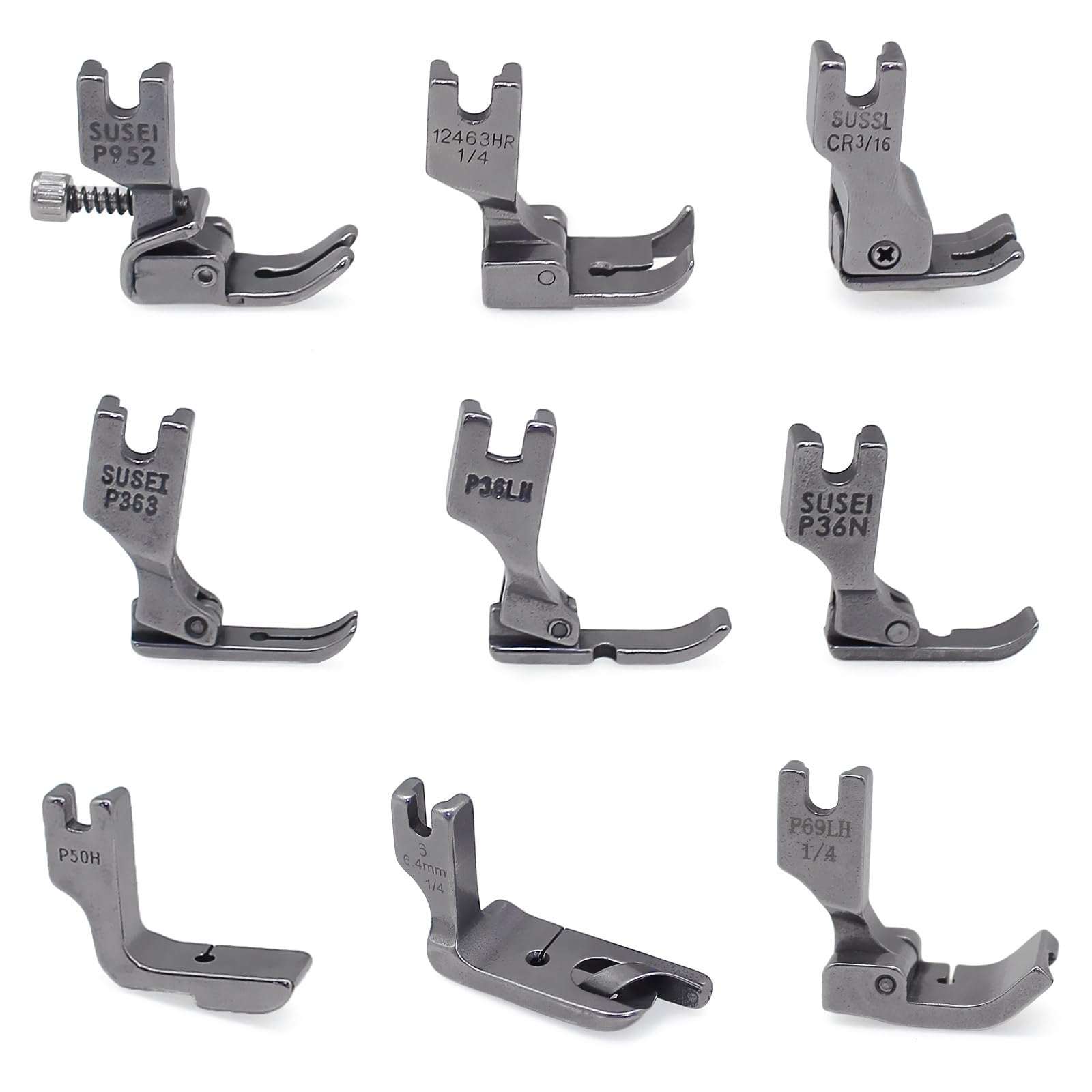 Fbshicung 28PCS Industrial Presser Foot Set Compatible with JUKI DDL-555 DDL-5550 DDL-5600 DDL-8300 Singer 188K 191D 195K 196K Brother B705 B70 7B715 B716 B735