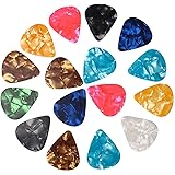 60 PCS Guitar Picks, 3 Different Thickness Abstract Art Colorful Celluloid Guitar Pick Plectrums For Bass, Electric, Acoustic