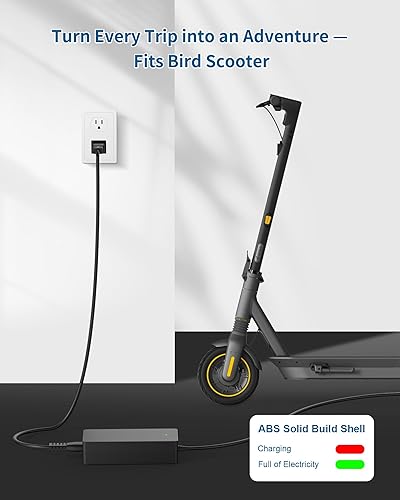 VHBW 42V Charger for Bird Electric Scooter Compatible with Bird