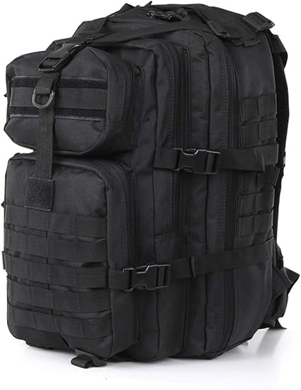 Amazon Com Walmeck Outdoor Training Hunting Backpack Molle Bug Out Bag Survival Range Bag Exploration Trekking Pack 38 40l Sports Outdoors