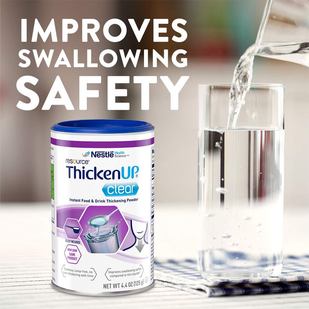 Resource Thicken Up Clear, Instant Food & Drink Thickening Powder, 4.4