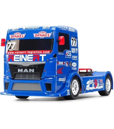 Amazon.com: TAMIYA Team Hahn Racing Man TGS 4 Wheel Drive On