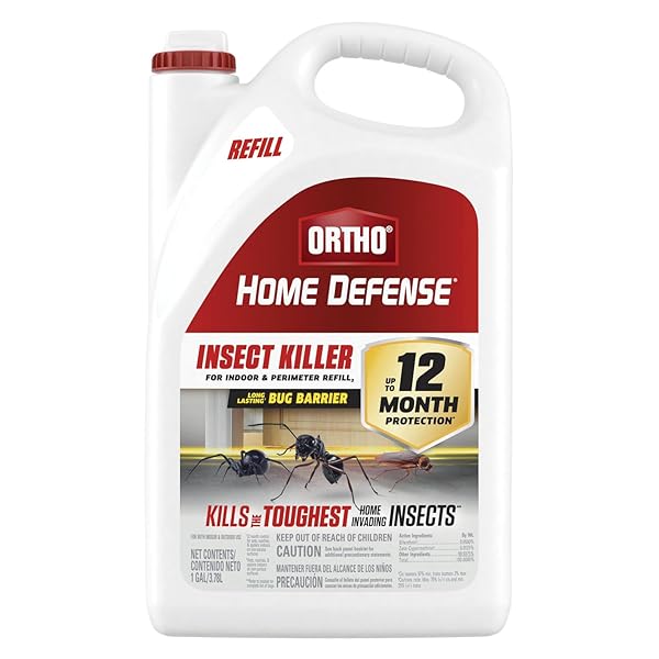 ORTHO HOME DEFENSE INSECT KILLER FOR INDOOR AND PERIMETER REFILL2, CONTROLS ANTS, ROACHES, SPIDERS AND MORE, 1 GAL