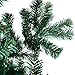 Goplus 8ft Artificial Christmas Tree with Solid Metal Stand for Holiday Indoor and Outdoor Decoration, Green