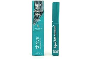TROPAME Thrive mascara Liquid Lash Extensions Mascara-Brynn Thick and slender, waterproof and sweatproof, Thrive mascara(Rich Black - 10.7g/0.38 OZ）