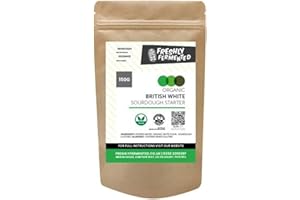 GOOD GUT TRIBE Freshly Fermented - Certifed Organic Freeze Dried Sourdough Starter - British White