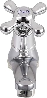 Bohaner Chrome Basin Taps Pair Hot Cold Lever Mixer view 4