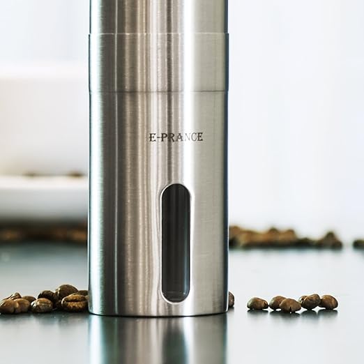 E Prance 2ª Generacion Molino De Cafe Manual Gran Grano De Cafe Amoladora Con Acero Inoxidable Del Diseno La Finura Ajustable Y Capacidad De 30g Cafe En Polvo Accesorios Para Cafeteras Baetebangladesh