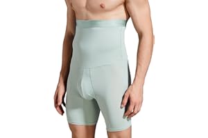 TELEWEE Mens Shapewear Tummy Control Shorts Compression, Slimming Body Shaper Boxer Briefs Underwear