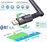 HDAKDDHG WiFi Adapter 1300Mbps Bluetooth 5.0 USB 3.0 5GHz 2.4GHz AC view 6