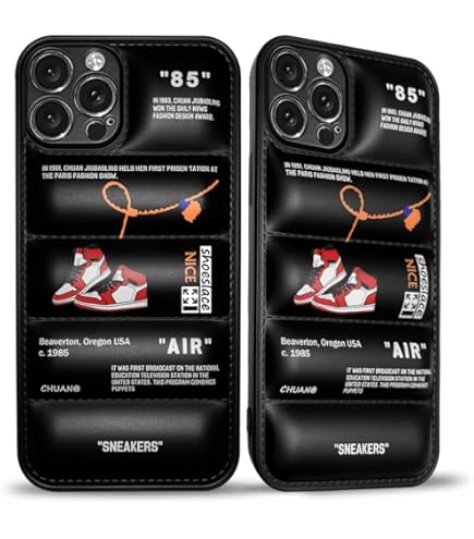 Amazon.com: IAIYOXI Puffer Case with Sports Shoes Brand Design for