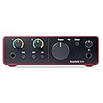 Focusrite Scarlett Solo 4th Gen USB Audio Interface, for the Guitarist, Vocalist, or Producer — High-Fidelity, Studio Quality